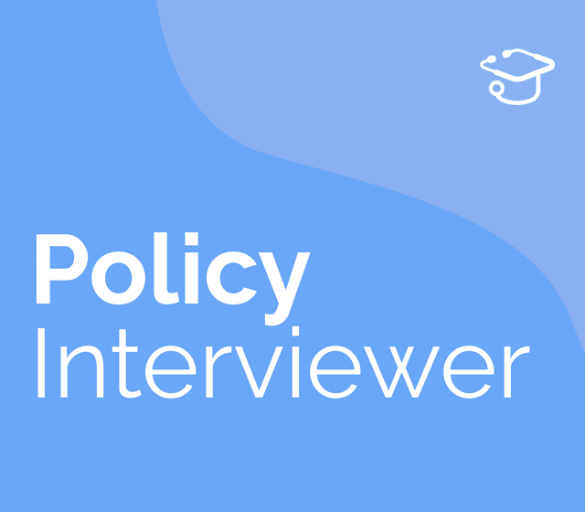 Policy Interviewer's profile